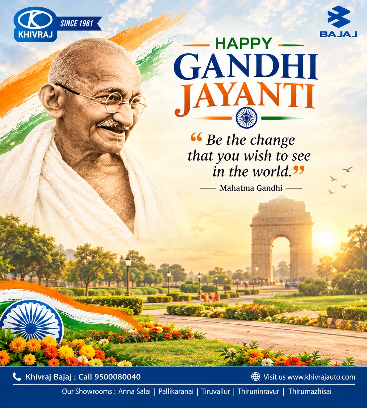 Khivraj Bajaj Gandhi Jayanthi 2026